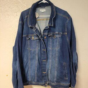 AVA Blue Denim Jacket New with Tags Women 4 XL - NWT